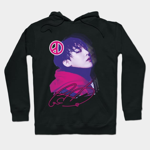 G-Dragon Black Hoodie by Like visual Store